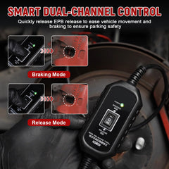 LUTIFIX EPB dual-channel control interface with two operations for release and brake