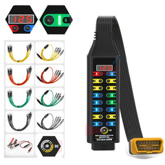 LUTIFIX OBD2 breakout box with 16-pin interface enables quick vehicle data access