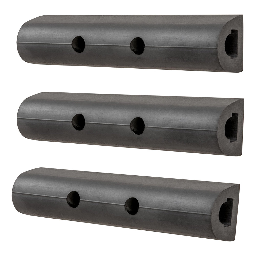 LUVERNE 2090615-3 rear bumper strip seen from the front for dock protection.