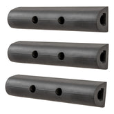 LUVERNE 2090615-3 rear bumper strip seen from the front for dock protection.