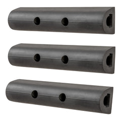 LUVERNE 2090615-3 rear bumper strip seen from the front for dock protection.