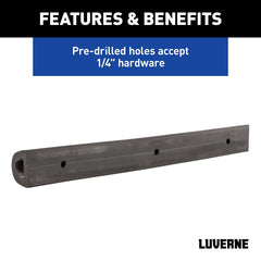 LUVERNE 2090616-2 pre drilled bumper guards ready for easy install