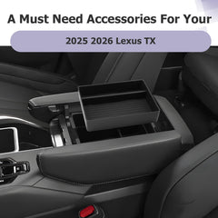 LUWU black interior accessory enhances Lexus TX cabin organization.