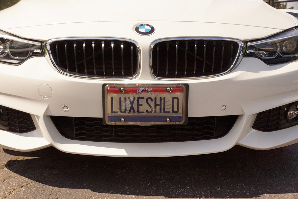 Luxe Shield quick-install design makes mounting front and rear covers easy.