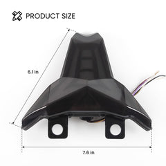 LUXEMOTO rear view performance in low light for safer riding