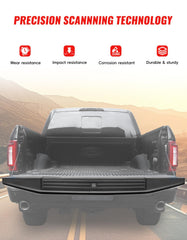 LUXEMOTO matte black tailgate cap for Ford F-150 enhances rear appearance
