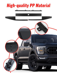 LUXEMOTO rear-edge molding on Ford F-150 provides clean seams and weather resistance