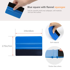 Luxiv white card squeegee for precise edge smoothing.