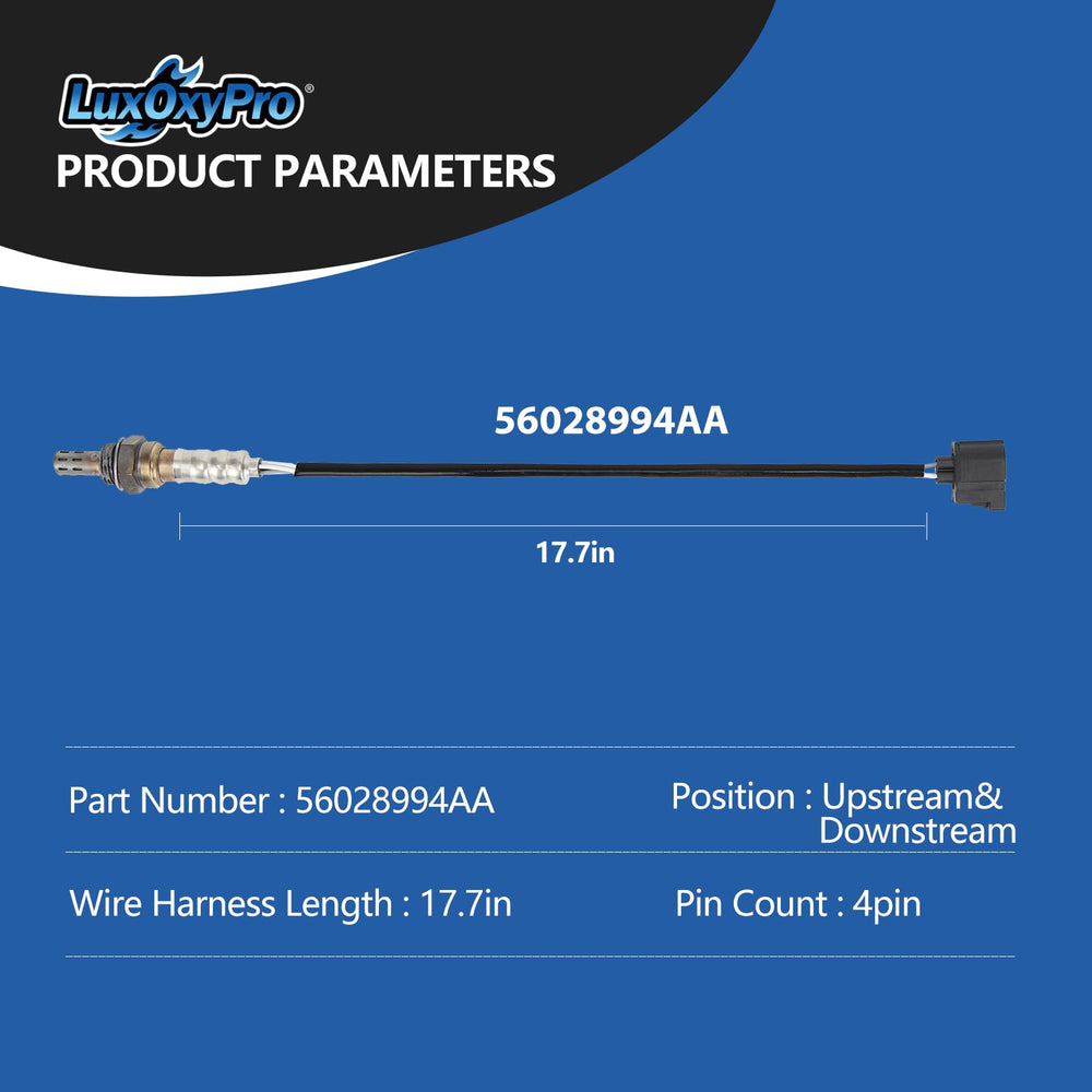 LuxOxyPro oxygen sensor compatibility for Jeep Cherokee Grand Cherokee improves model coverage