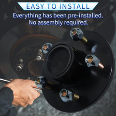 LUXTRKSTO outer-inner bearing set promotes reliable rolling performance.