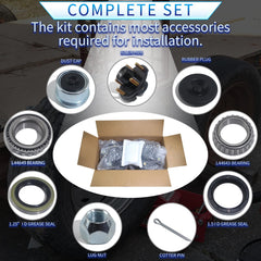 Luxtrksto EZ Lube grease caps and rubber plugs for easy maintenance