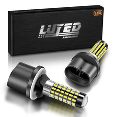 LUYED 880 LED fog light bulb with xenon white beam for clear fog visibility