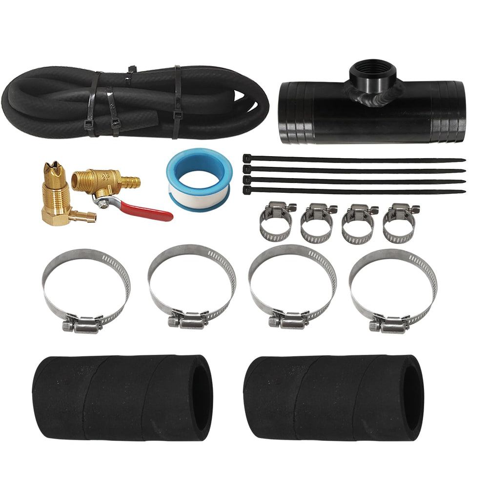 LVOUP 11025 large hose clamps ensure durable seals.