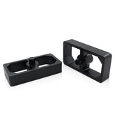 LVOUP leaf-spring lowering block 1inch in black finish for rear suspension adjustment