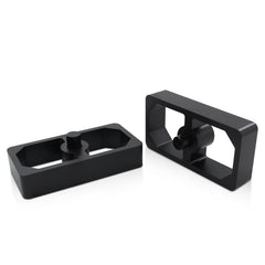 LVOUP leaf-spring lowering block 1inch in black finish for rear suspension adjustment