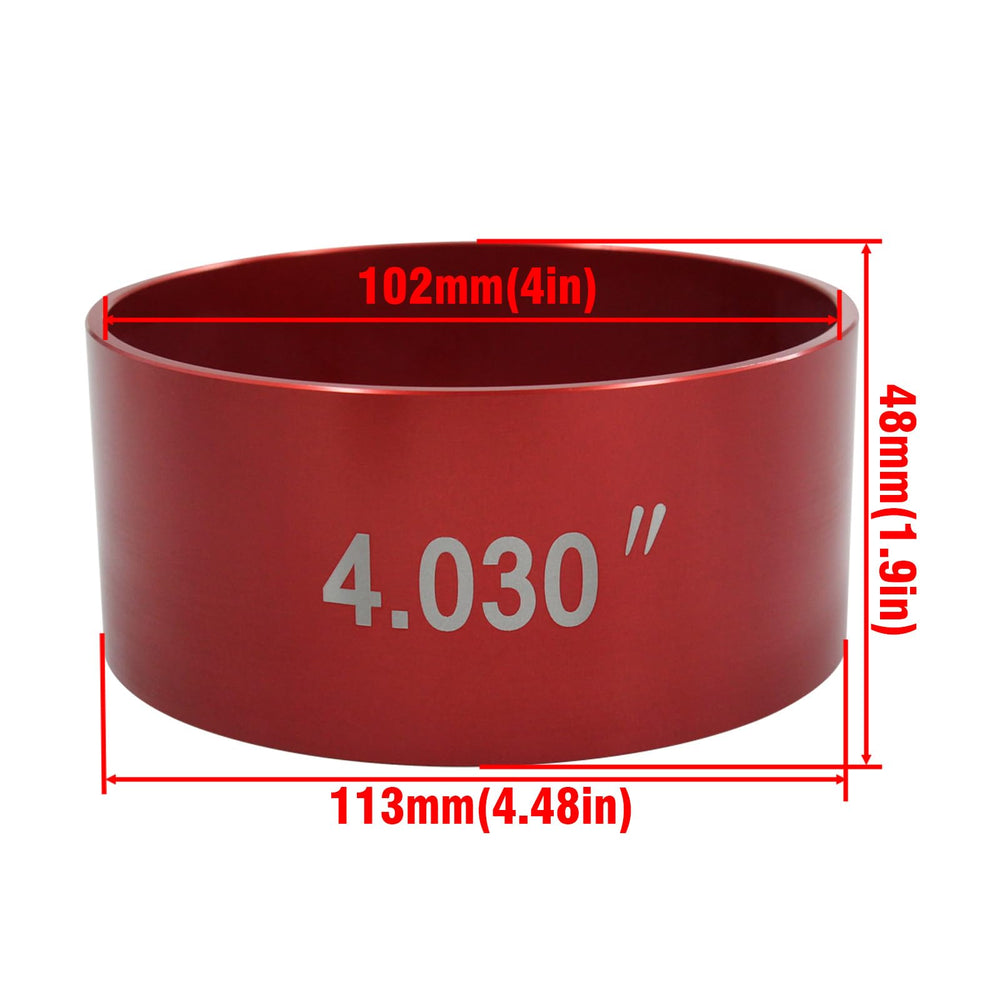 LVOUP tapered ring compressor with laser-etched detail for precise alignment.