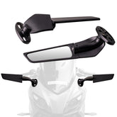 Lwlusup rear-view mirror with 360° view improves rider rear visibility.
