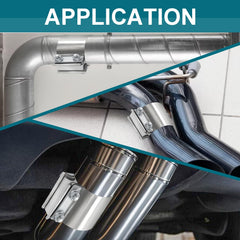 LWNWPPER 304 stainless steel clamp resists rust and corrosion.