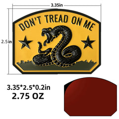 LWQLZY Gadsden emblem compact size suits cars or walls