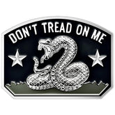 LWQLZY gadsden flag rattlesnake emblem with bold 3D design for cars and displays.