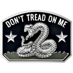 LWQLZY gadsden flag rattlesnake emblem with bold 3D design for cars and displays.