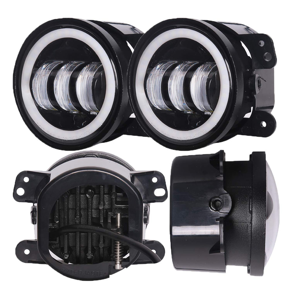 LX-LIGHT 6000K color temperature with halo DRL for consistent daytime running light.