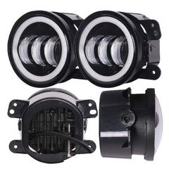 LX-LIGHT 6000K color temperature with halo DRL for consistent daytime running light.