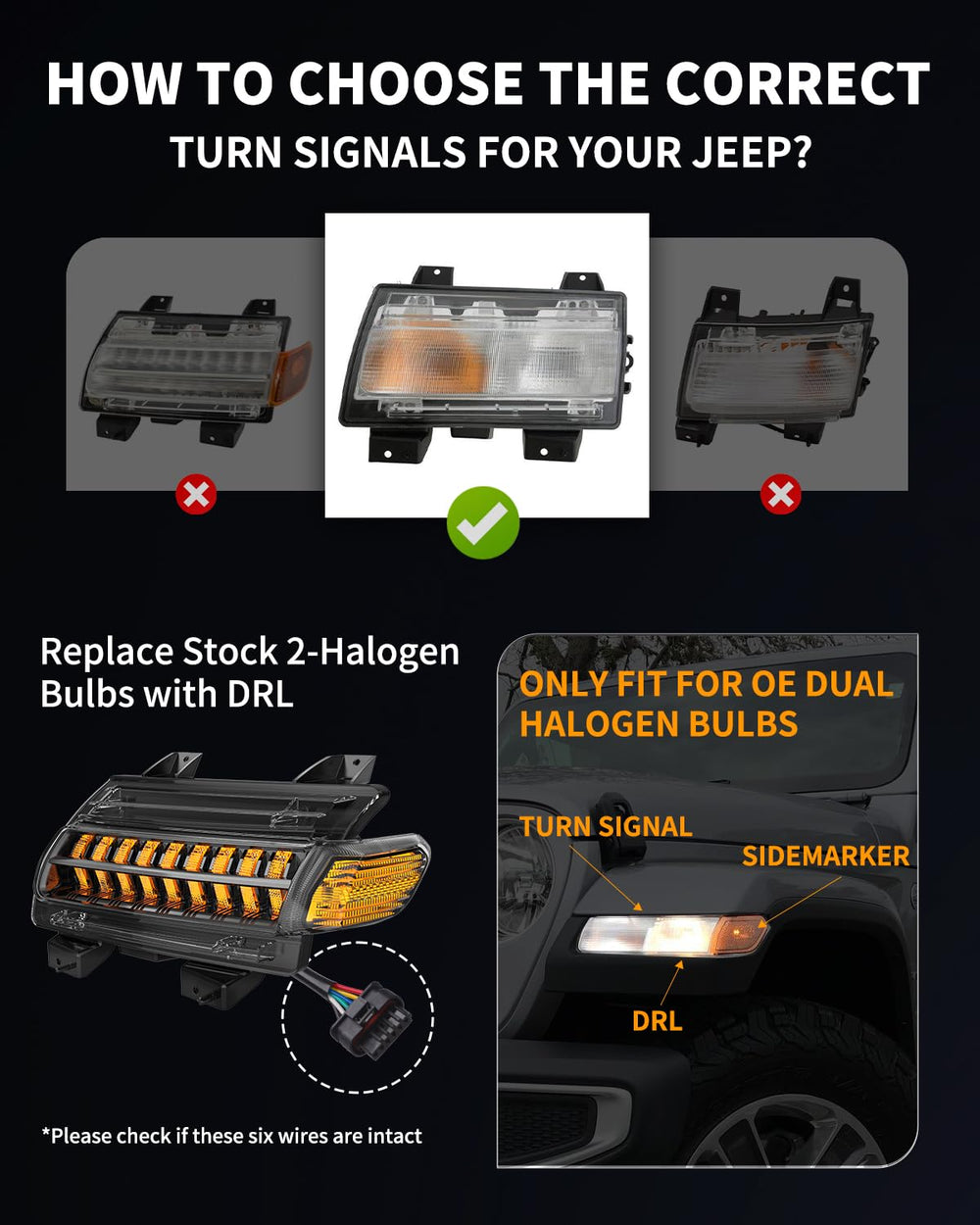 LX-LIGHT smoked side marker lights enhance nighttime presence.