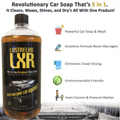 Acrylionic coat renewal close-up showing coating rejuvenation with each wash