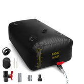 LXVOOEE 240L water bladder with indicator showing capacity at a glance