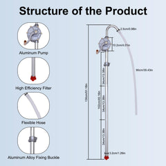 LYCARESUN drum pump diesel kerosene compatibility reliable for common fuels.
