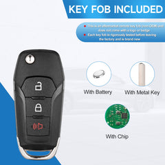 LYFUCESS chip and battery included image for the replacement fob