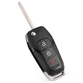 LYFUCESS flip key fob for Ford F-150, front view highlights premium replacement
