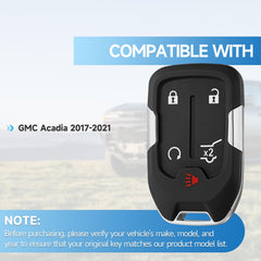 Lyfucess GMC Acadia key fob packaging ready replacement