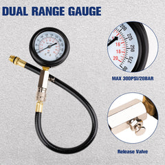 Lyhubmh compression tester kit brass fittings for durable connections