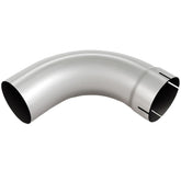 LYLCDDP exhaust 90 degree tube outer view shows durable aluminized steel.