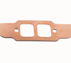 LYNSHINE copper header gasket closeup, showcasing copper material and edge precision