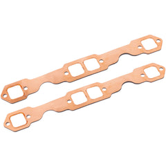LYNSHINE copper header gasket square-port detail for SB Chevy engines