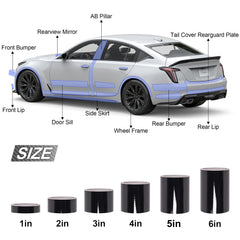 Scratch and dust resistance of Lypumso wrap on automotive surfaces