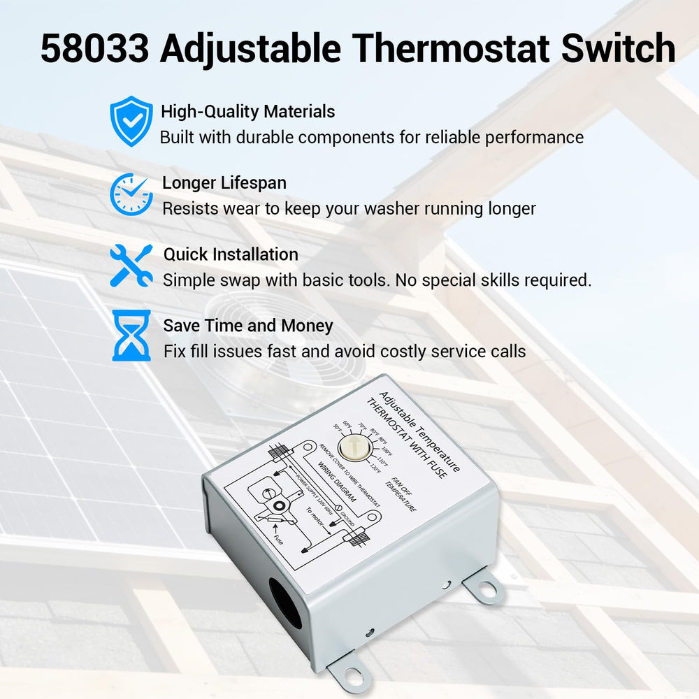LyteSolar 58033 Lomanco compatibility supports consistent fan performance