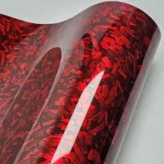 LZLRUN carbon fiber texture close-up in red highlights realistic depth.