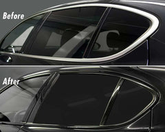 LZLRUN chrome-delete window trim application enhances style.