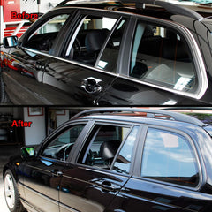 LZLRUN door trim wrapped in matte black for a clean look.