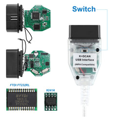 LZLRUN K+CAN D-Can switch enables easier car selection and quick tests