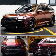 LZLRUN waterproof scratch-resistant red wrap finish highlights durability and color retention