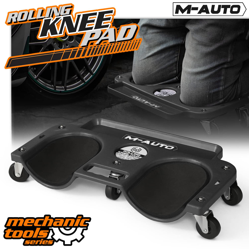 M-AUTO compact design fits in small garages while kneeling