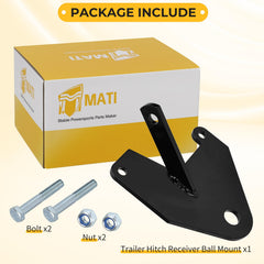 M MATI accepts 3/4-inch balls and smaller hitch sizes for versatile towing