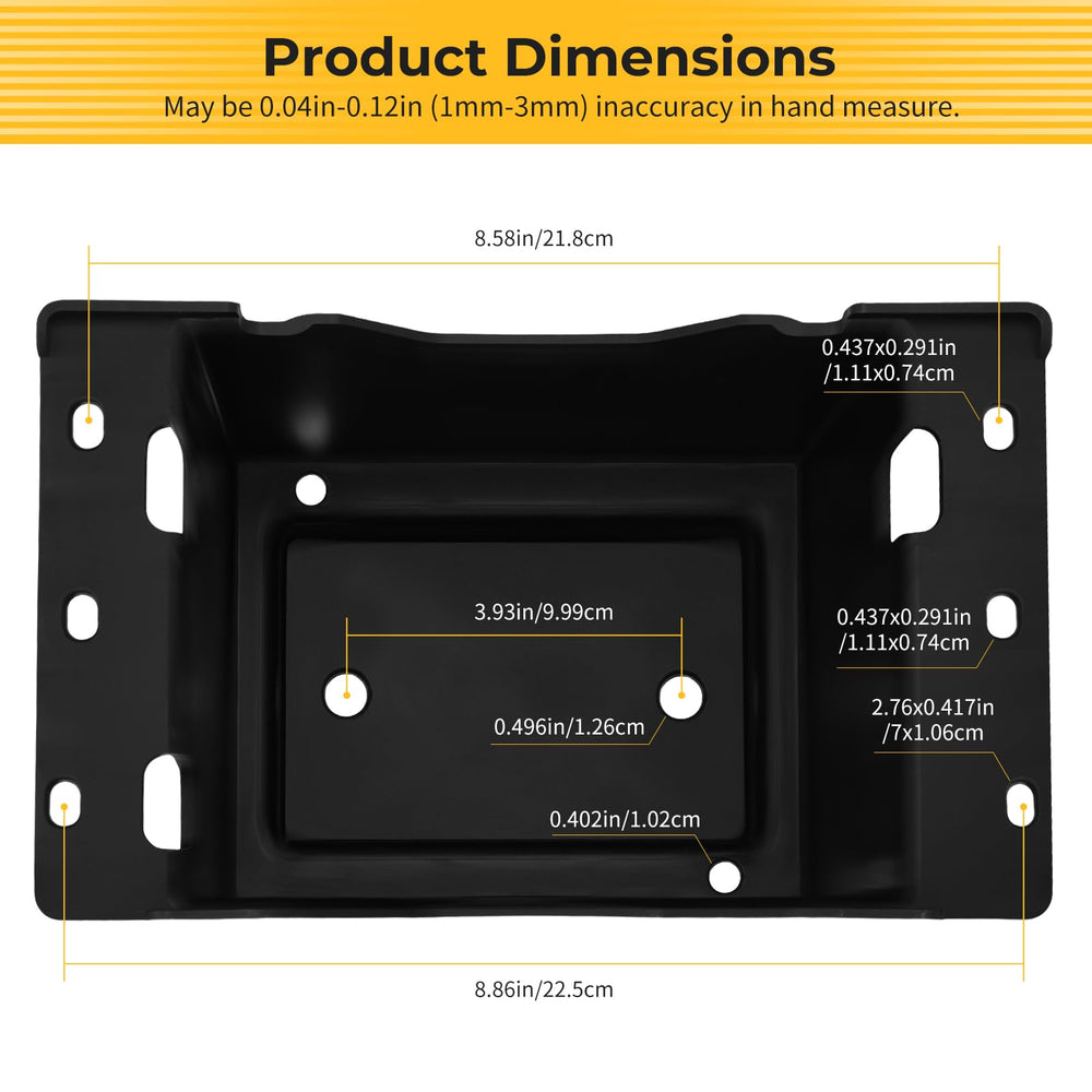 M MATI battery box for Polaris Ranger 400 4x4 secures the battery against impact