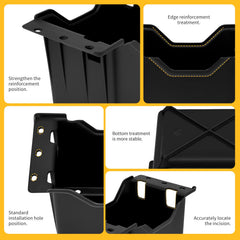 M MATI battery box for Polaris Ranger 570 Crew maintains a tidy protected battery area