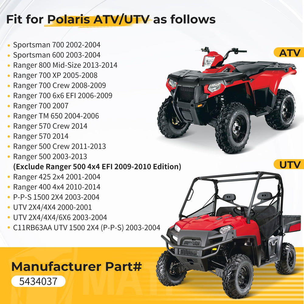 M MATI battery box for Polaris Ranger 800 mid-size guards the battery during heavy-duty use